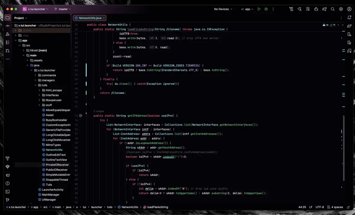 JetBrains Xscriptor theme overview